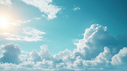 Blue sky cloud gradient light white background. Beauty dummer clear cloudy in sunshine calm bright winter air bacground. environment day horizon skyline view spring