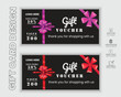 © Jubxvect - vibrant colorful gift voucher certificate coupon design template