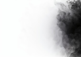 Wall Mural - Abstract black smoke