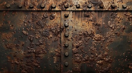 Corroded iron plate background