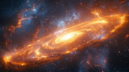 Wall Mural - mesmerizing celestial dreamscape with swirling nebulas shimmering constellations and radiant shooting stars evoking a sense of cosmic wonder and infinite possibilities