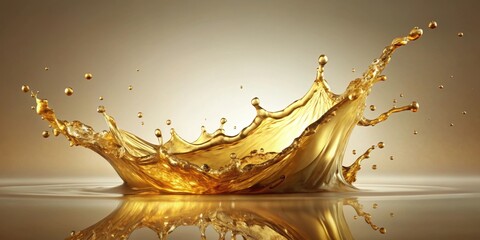 rendering of splash of gold water isolated on background, gold, water, splash,rendering,isolated,background, liquid