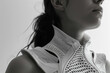 © Tetiana - Fashionable futuristic model in surreal outfit generative AI