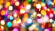 © fledermausstudio - Abstract Christmas Lights Bokeh Background