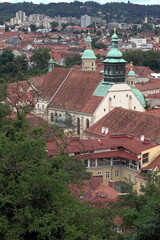 Canvas Print - Domkirche und Dom in Graz