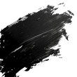 © shelbys - Black Brush Stroke Isolated on Png Background.