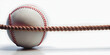 © Selene Studio - Baseball attached to a long rope, perfect for pitching or hitting practice, baseball, rope, sports equipment