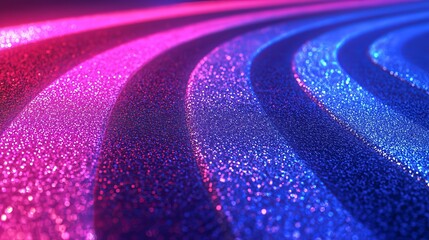 Poster - Dark neon scene featuring wet asphalt, concrete, rays of blue red neon, and neon lights. Abstract light, virtual scene.