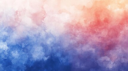 Wall Mural - A vibrant abstract background featuring a blend of red, white, and blue hues in a soft, textured pattern ideal for creative projects.