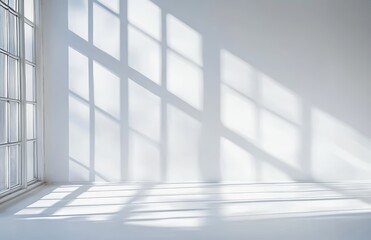 Leinwandbilder - Cut out shadows cast by sunlight filtering through windows