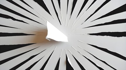 Wall Mural - black and white abstract background .Generative AI	