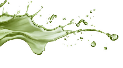 Algae oil splash dynamic liquid element