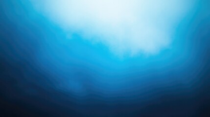 Fototapete - Clean blue gradient background, fading gently from dark to light, perfect for cool and professional projects.