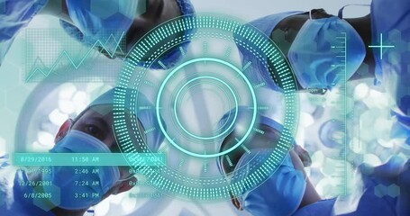Poster - Animation of scope scanning and data processing over diverse surgeons in operating theatre