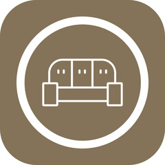 Poster - Sofa Vector Icon Design