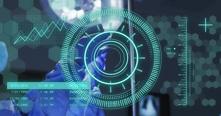 Poster - Animation of scope scanning and data processing over diverse surgeons in operating theatre