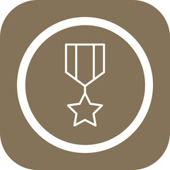 Sticker - Medal Vector Icon Design