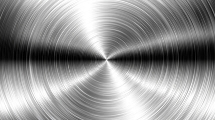 Wall Mural - silver surface with a smooth, reflective texture, ideal for backgrounds needing a modern, minimalist