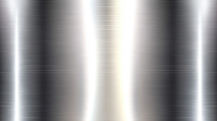 Wall Mural - silver surface with a smooth, reflective texture, ideal for backgrounds needing a modern, minimalist
