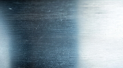 Wall Mural - silver surface with a smooth, reflective texture, ideal for backgrounds needing a modern, minimalist