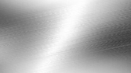 Wall Mural - silver surface with a smooth, reflective texture, ideal for backgrounds needing a modern, minimalist