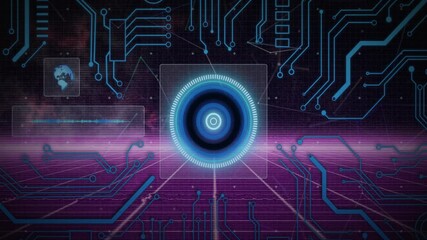 Poster - Animation of scope scanning over network of connections