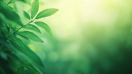 Poster - Soft green background transitioning into a light gradient, ideal for health, wellness, and eco visuals