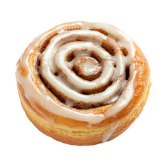 Cinnamon Roll isolated on transparent or white background