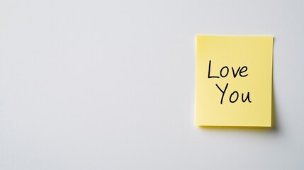 A yellow sticky note featuring the handwritten message 