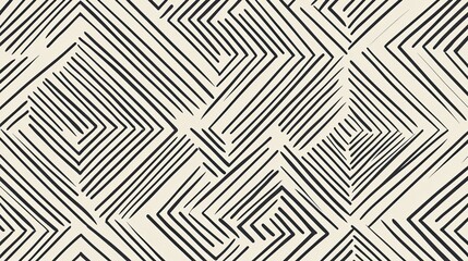 Aufkleber - Minimalist pattern with simple, clean lines