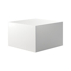 white box isolated on white background