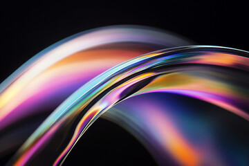 Abstract rainbow background design, 3d rendering