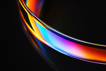 Abstract rainbow background design, 3d rendering