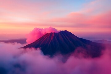 Canvas Print - mountain at sunrise