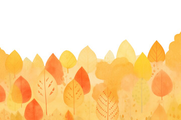 Canvas Print - PNG Fall backgrounds outdoors painting.