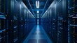 © Shutter2U - Rows of servers in a modern data center.