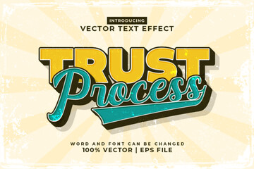 Aufkleber - Editable text effect Take It Easy 3d cartoon style premium vector