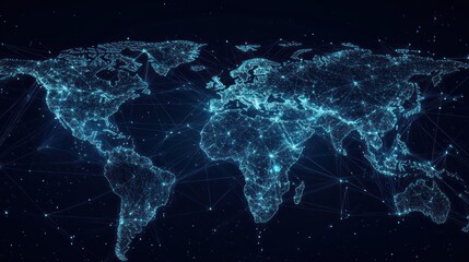 Poster - Global Network Map: A Digital Representation of Interconnectedness