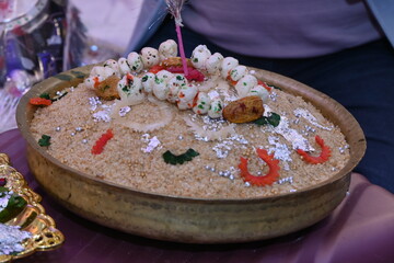 sweet dish served at Indian wedding