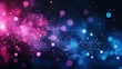 © Veayo - abstract background, blue and magenta and white shine, black background