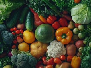 Canvas Print - Fresh produce market