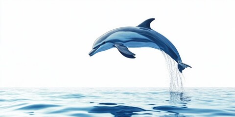 Poster - Dolphin jumping out of the water