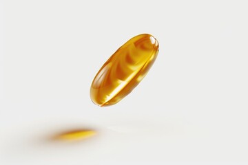 Poster - A close-up view of a bright yellow object sitting on a white surface