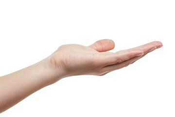 Aufkleber - A person holding a small object, possibly a key or tool, with a simple background