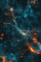 Poster - A close-up shot of multiple light bulbs lit up in a cluster