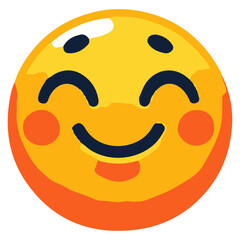 Smiley Face Emoji Vector Icon: High-Resolution, Versatile Icon for Digital and Graphic Design