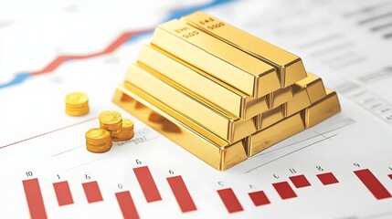 Poster - Infographic depicting the latest gold investment trends,showcasing financial data,market analytics,and growth indicators for successful wealth management and investment strategies.