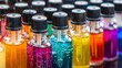© Jakkarin - Colorful Dropper Bottles with Liquids