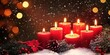 © Giovanni - Christmas greeting card featuring festive candles