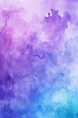 Poster - Abstract watercolor background featuring shades of purple and turquoise